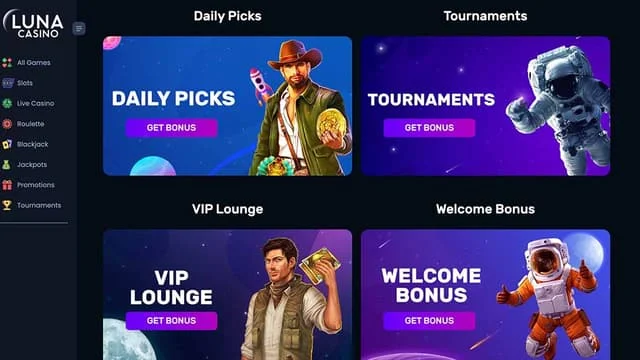 Luna Casino Snimak ekrana 1